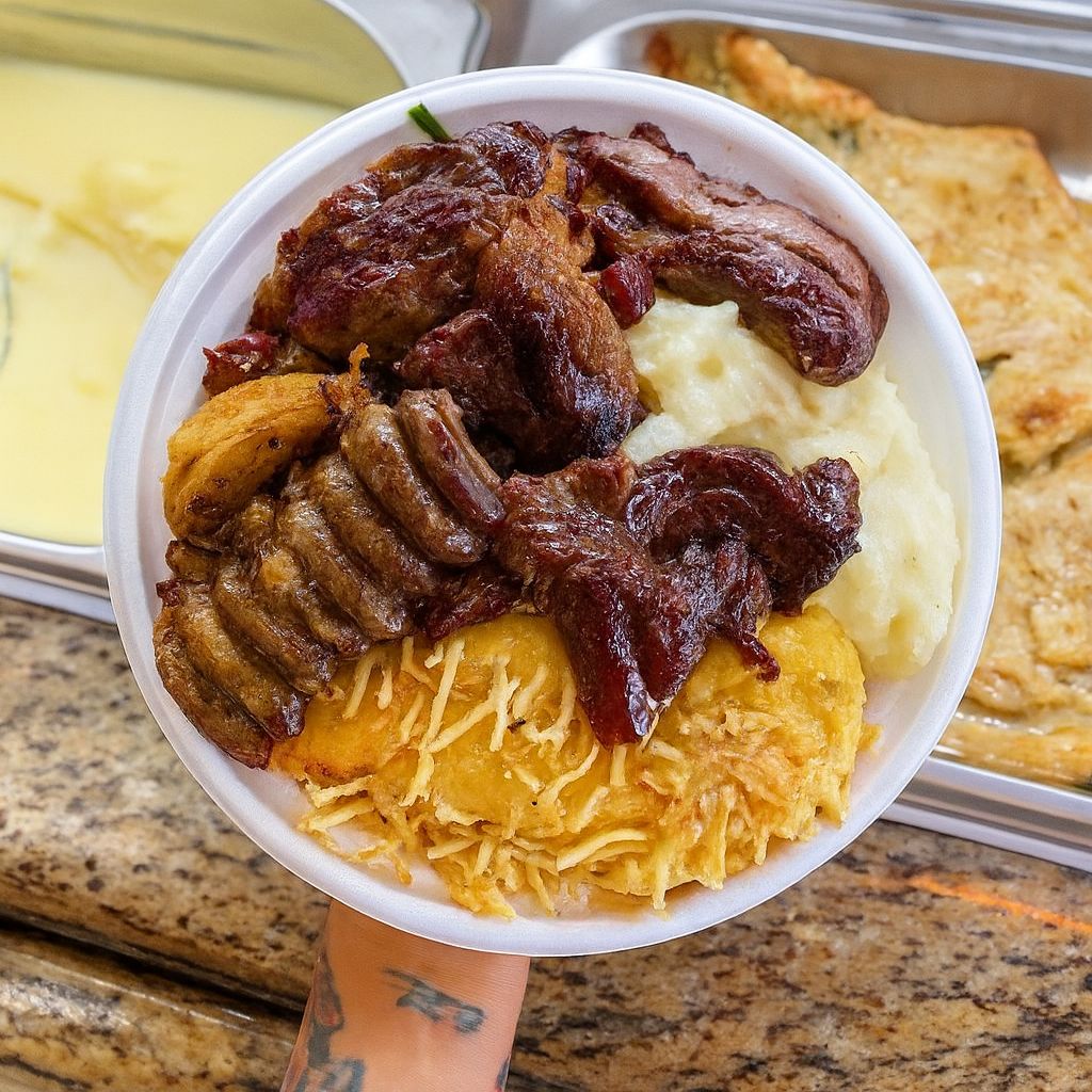 2 Marmitex Pequena Churrasco